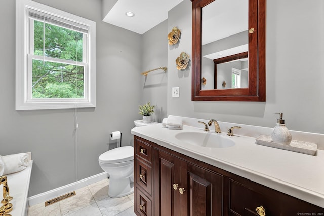 215 Georgetown Dr, Glastonbury, CT 06033 - bathroom with vanity and marble finish flooring