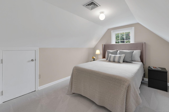 215 Georgetown Dr, Glastonbury, CT 06033 - bedroom featuring light colored carpet and vaulted ceiling
