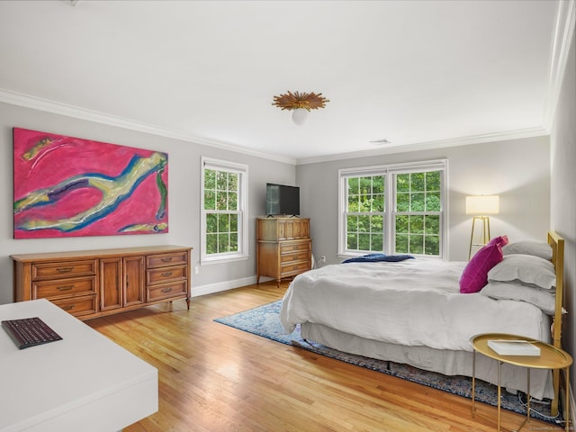 119 Deforest Rd, Wilton, CT 06897 - bedroom featuring ornamental molding and wood finished floors