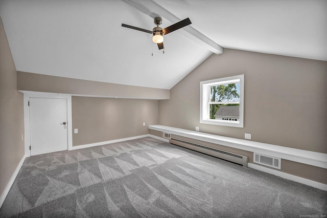 2 Riverview Pl, Cromwell, CT 06416 - bonus room with a baseboard heating unit, carpet flooring, and a ceiling fan