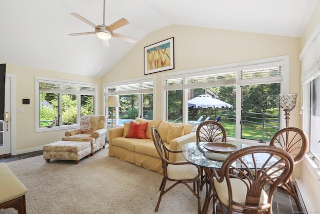 172 Mimosa Cir, Ridgefield, CT 06877 - sunroom with plenty of natural light and high vaulted ceiling