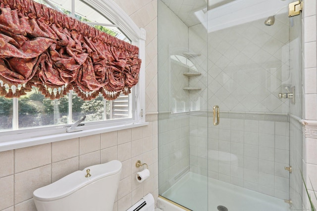 172 Mimosa Cir, Ridgefield, CT 06877 - bathroom with a stall shower and toilet