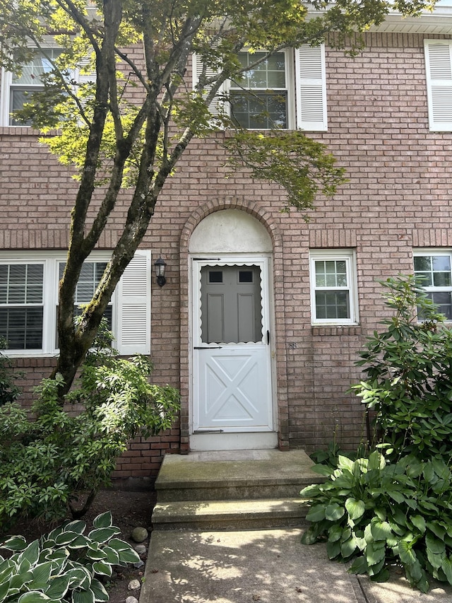 58 E Gate Ln Unit 58, Hamden, CT 06514 - doorway to property with brick siding