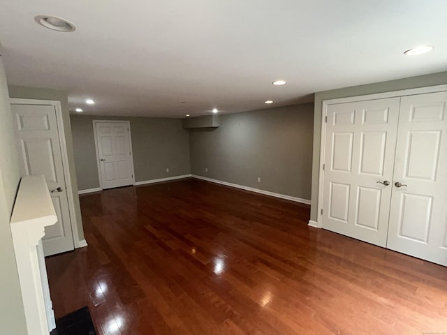58 E Gate Ln Unit 58, Hamden, CT 06514 - finished below grade area featuring wood finished floors and recessed lighting