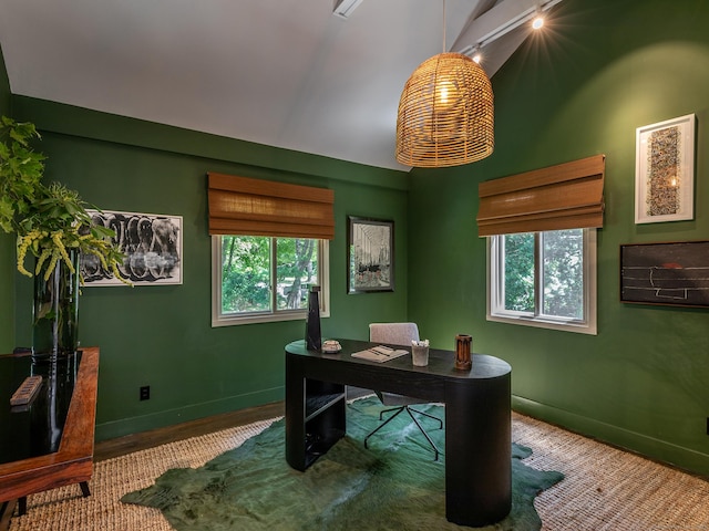 40 Revere Rd, Washington, CT 06793 - office space featuring high vaulted ceiling and wood finished floors