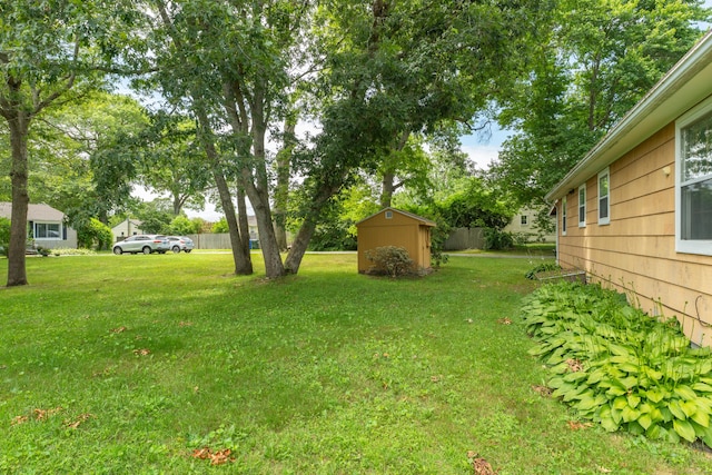 18 Saint Joseph Ct, Groton, CT 06340 - view of green lawn with a shed