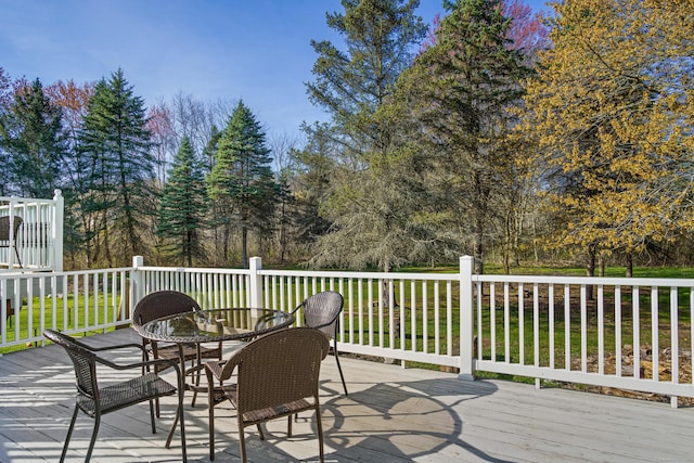 215 Upper Pattagansett Rd, East Lyme, CT 06333 - deck with outdoor dining area