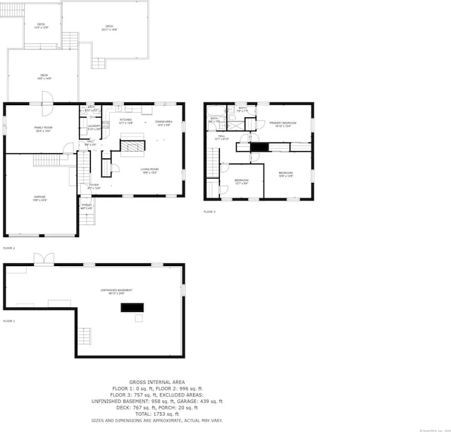 215 Upper Pattagansett Rd, East Lyme, CT 06333 - view of floor plan / room layout