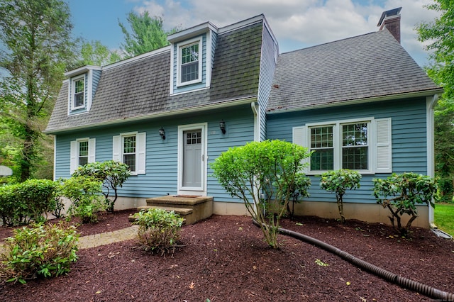 30 Streamview Cir, Guilford, CT 06437 - view of front of property with a chimney and a shingled roof