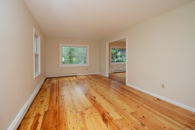 30 Streamview Cir, Guilford, CT 06437 - spare room featuring light wood-type flooring and baseboard heating