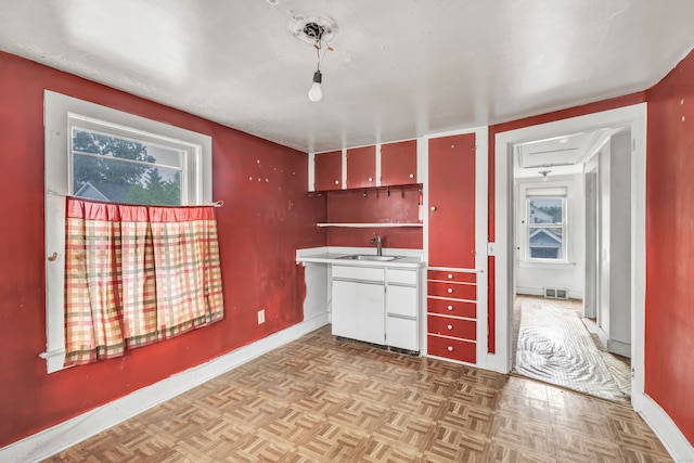 2 Scofield Pl, Norwalk, CT 06855 - kitchen with a sink and open shelves