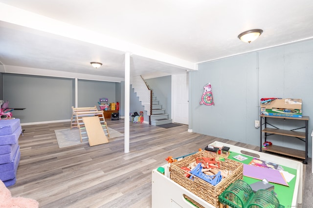 47 Dogwood Ln, Meriden, CT 06450 - game room featuring wood finished floors