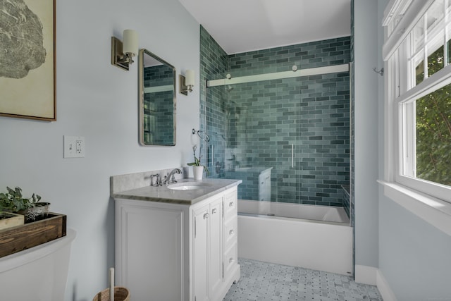 45 Graves Ave, Guilford, CT 06437 - bathroom with vanity and shower / bathtub combination