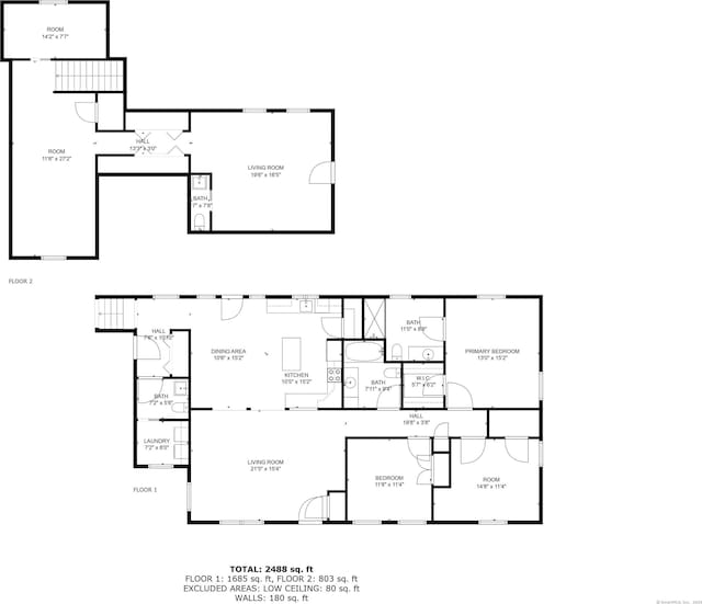 40 Briggs Rd, Lebanon, CT 06249 - view of property floor plan
