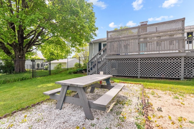53 Cleveland St, Putnam, CT 06260 - back of house with a wooden deck and a gate