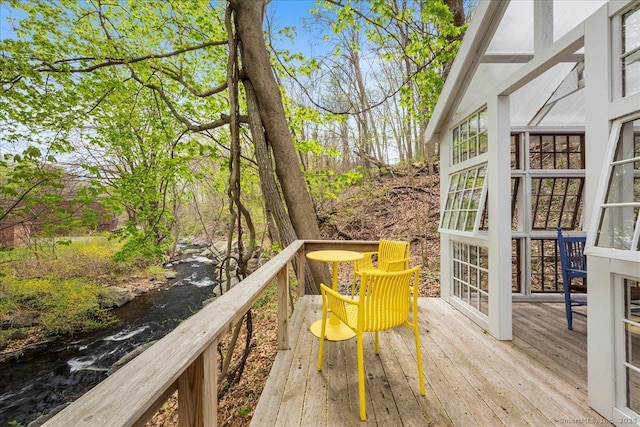 43 N Main St, Chester, CT 06412 - view of wooden deck