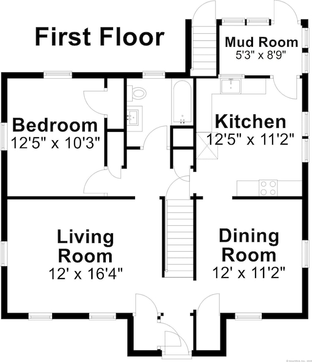 30 Jackson Ave, West Hartford, CT 06110 - view of home floor plan