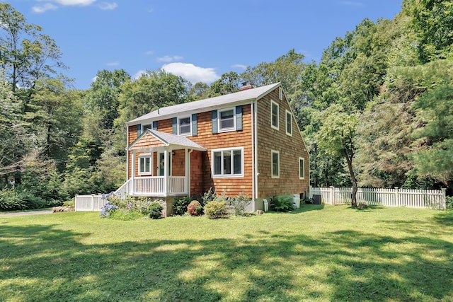39 Clover Dr, Wilton, CT 06897 - view of front of house featuring a chimney