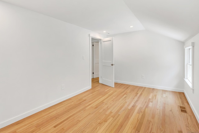 39 Clover Dr, Wilton, CT 06897 - bonus room featuring light wood-style floors, lofted ceiling, and recessed lighting