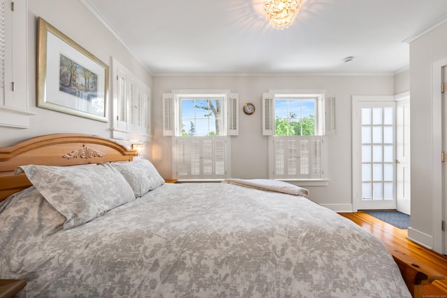 5 S Main St, Essex, CT 06426 - bedroom featuring wood finished floors and ornamental molding