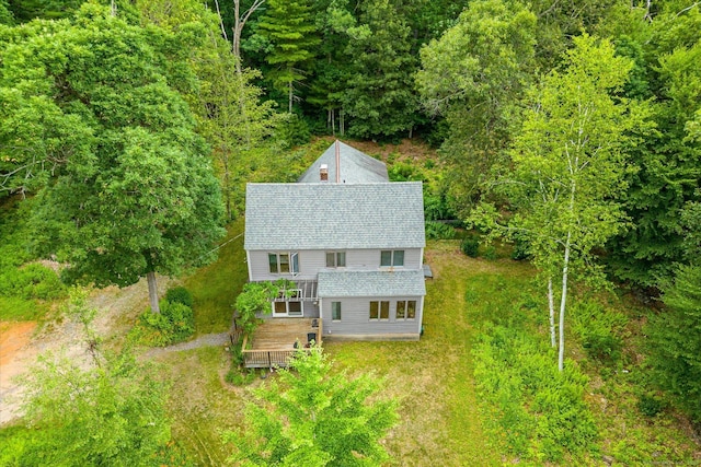 853 Pole Bridge Rd, Woodstock, CT 06281 - view from above of property