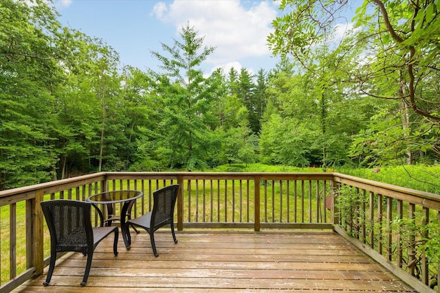 853 Pole Bridge Rd, Woodstock, CT 06281 - view of deck