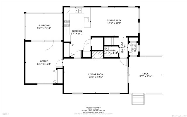 853 Pole Bridge Rd, Woodstock, CT 06281 - view of floor plan / room layout