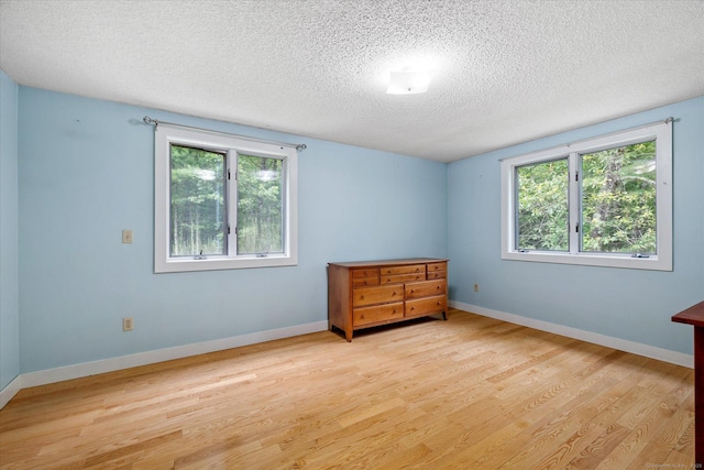 853 Pole Bridge Rd, Woodstock, CT 06281 - empty room featuring a textured ceiling and light wood-style floors