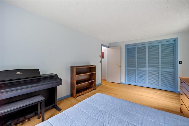 853 Pole Bridge Rd, Woodstock, CT 06281 - bedroom with light wood-style floors and a closet