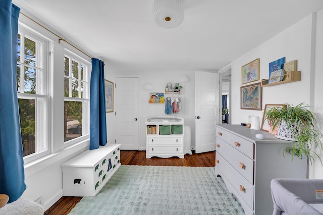 12 Scott St, West Haven, CT 06516 - sitting room featuring dark wood-type flooring