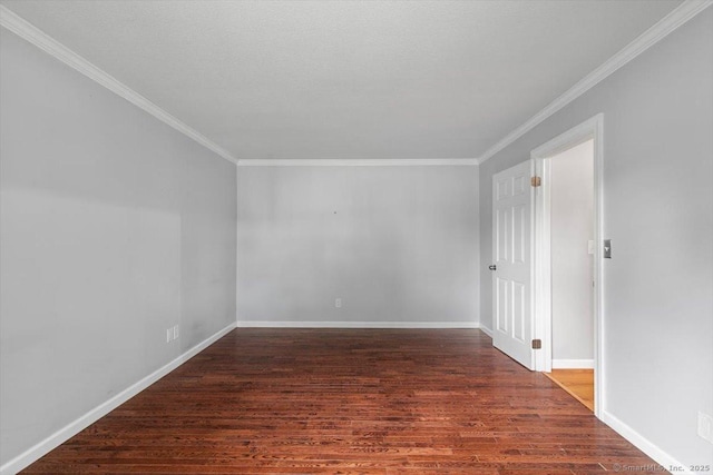153 Marconi Ave Unit 153, Bridgeport, CT 06606 - unfurnished room with ornamental molding and wood finished floors