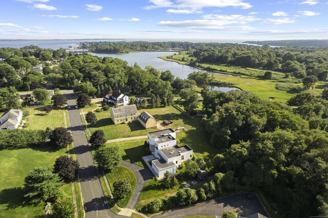 45 Brookview Ct, Groton, CT 06340 - view of property location with a large body of water and a forest
