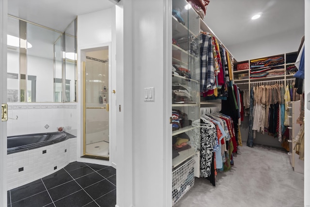 45 Brookview Ct, Groton, CT 06340 - spacious closet featuring tile patterned floors