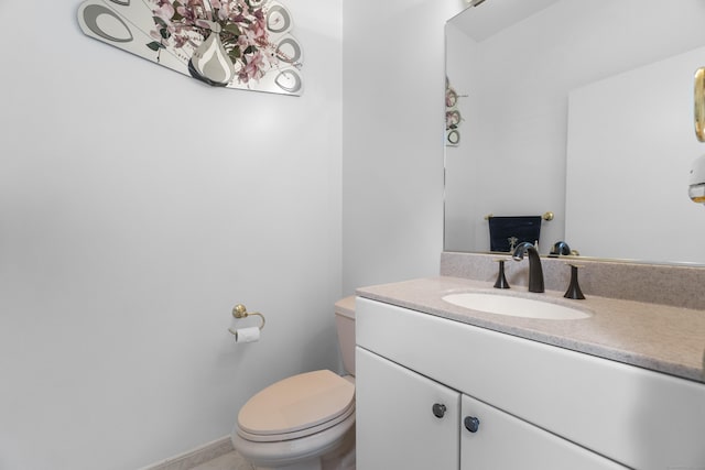45 Brookview Ct, Groton, CT 06340 - half bathroom with vanity and tile patterned flooring