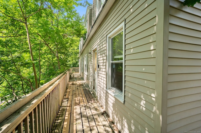 49 Freeman Ave, Norwich, CT 06360 - view of wooden deck