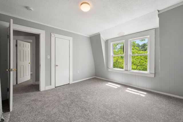 49 Freeman Ave, Norwich, CT 06360 - unfurnished bedroom with a textured ceiling, carpet floors, and crown molding