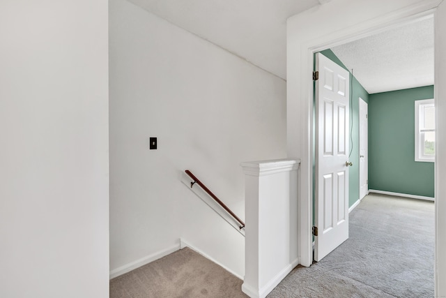 173 Russo Ave Unit 409, East Haven, CT 06513 - staircase with carpet floors and baseboards