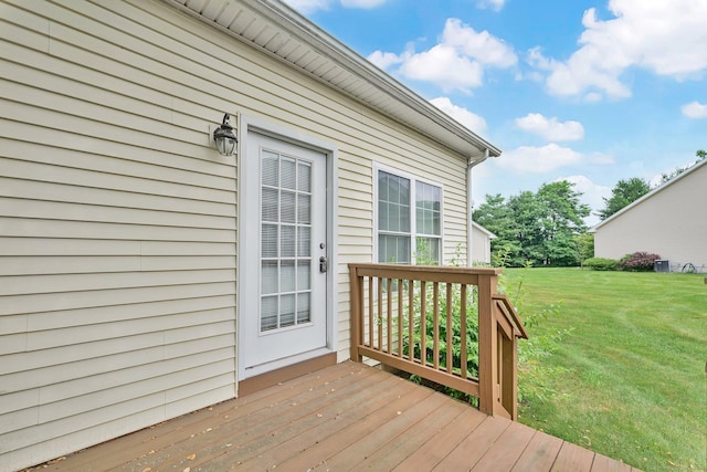 6 Mountainview Cir Unit 6, Ellington, CT 06029 - wooden terrace featuring a lawn