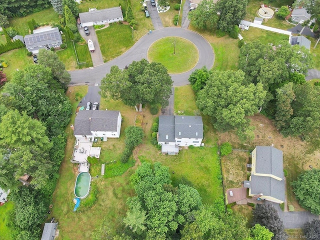 53 Montclair Dr, Manchester, CT 06042 - aerial overview of property's location with nearby suburban area
