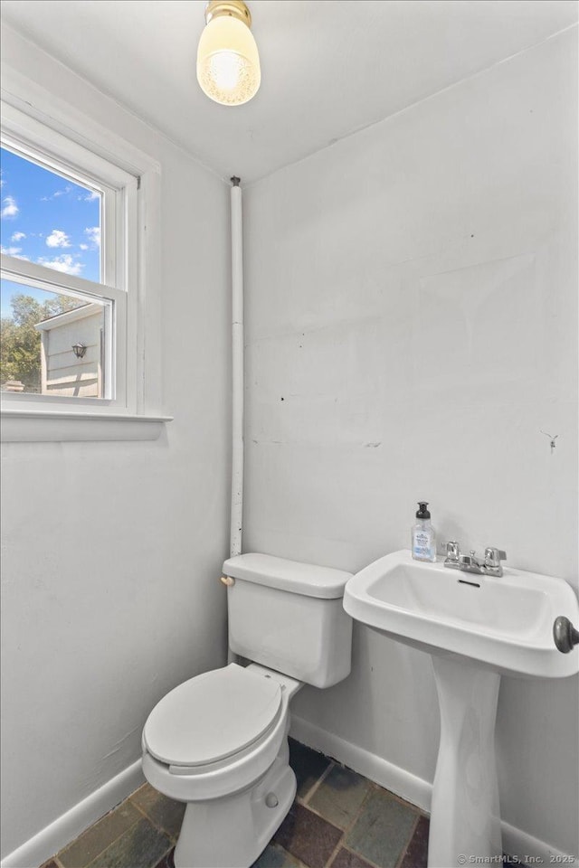 45 Canton Rd, Granby, CT 06035 - half bathroom featuring baseboards and toilet