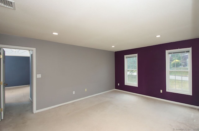 29 Quarry Ln, Hamden, CT 06518 - spare room with light carpet, plenty of natural light, and recessed lighting