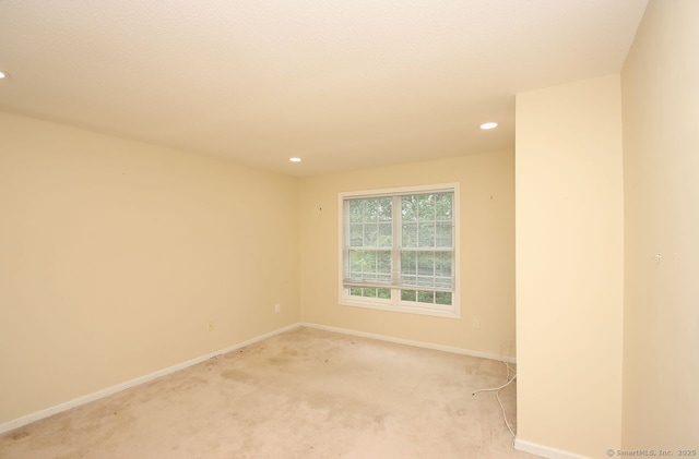 29 Quarry Ln, Hamden, CT 06518 - spare room featuring recessed lighting and light carpet