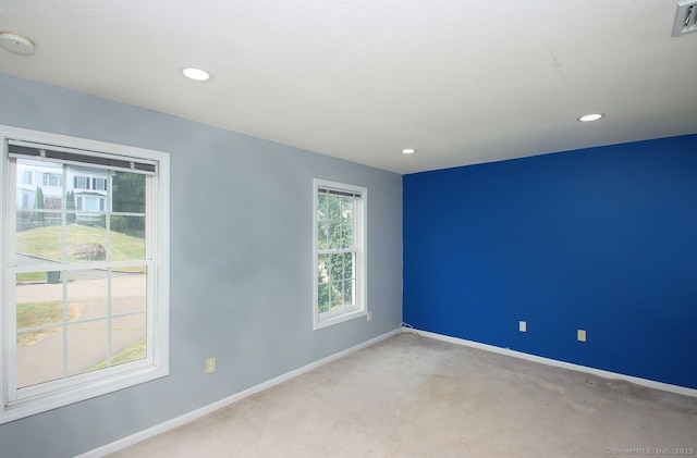 29 Quarry Ln, Hamden, CT 06518 - carpeted empty room with a smoke detector and recessed lighting