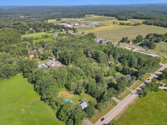 80 Bread And Milk St, Coventry, CT 06238 - aerial view of property's location featuring a forest