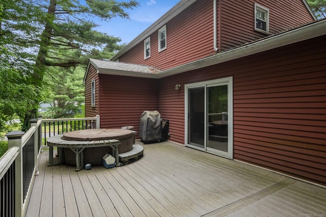 18 Banks Rd, Simsbury, CT 06070 - deck with a grill