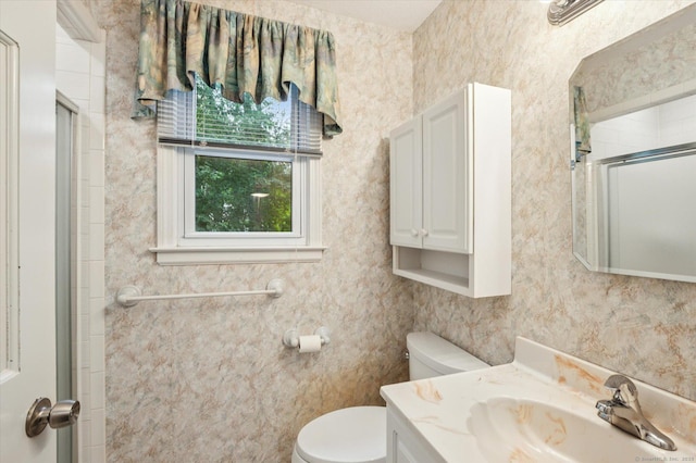 18 Banks Rd, Simsbury, CT 06070 - full bathroom with vanity and an enclosed shower