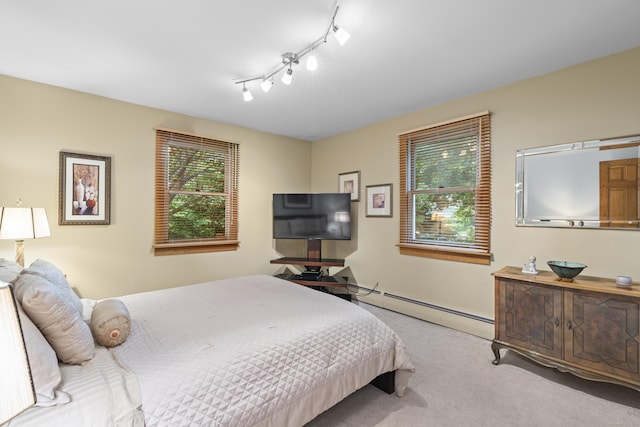 34 Joyce St, Guilford, CT 06437 - bedroom featuring a baseboard radiator and carpet