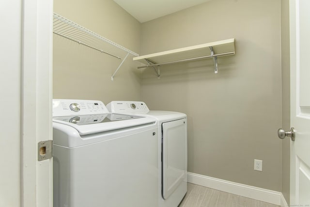 40 Airport Rd, Killingly, CT 06239 - laundry room with separate washer and dryer and baseboards