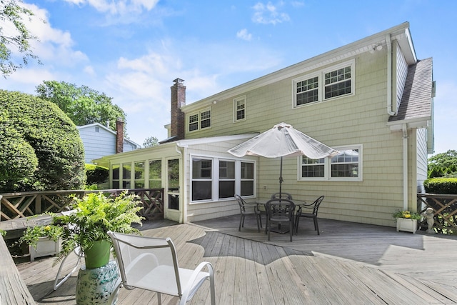 210 Carroll Rd, Fairfield, CT 06824 - deck with outdoor dining area