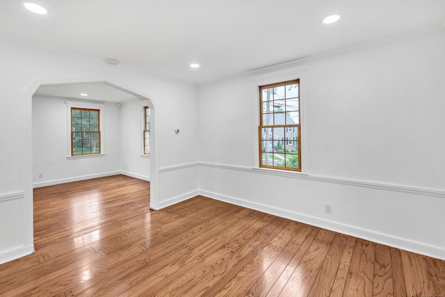 162 Sheppard St, Stratford, CT 06614 - unfurnished room featuring recessed lighting and light wood finished floors